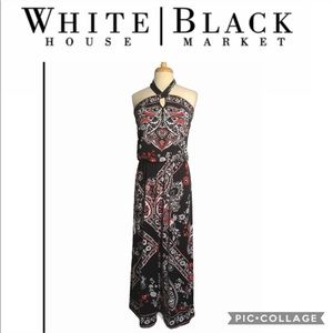 WHBM Paisley Maxi Dress